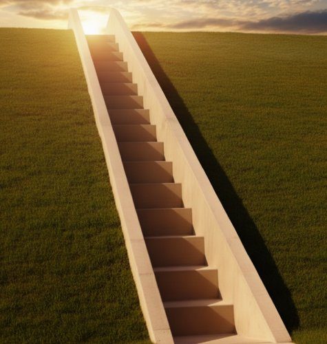 Projeto de Arquitetura com Escada de Concreto Integrada à Paisagem Projeto de Arquitetura com Escada de Concreto Integrada à Paisagem